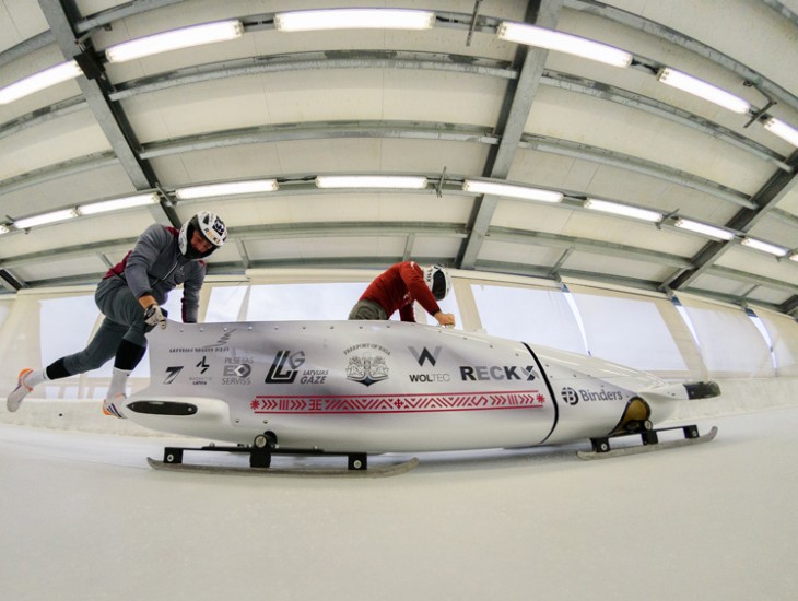 Latvijas bobsleja izlase veic pēdējos sagatavošanās darbus pirms jaunās sezonas