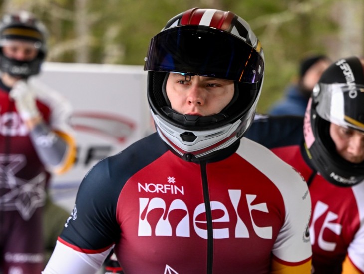 Abas Latvijas bobsleja četrinieku ekipāžas otrajā desmitā