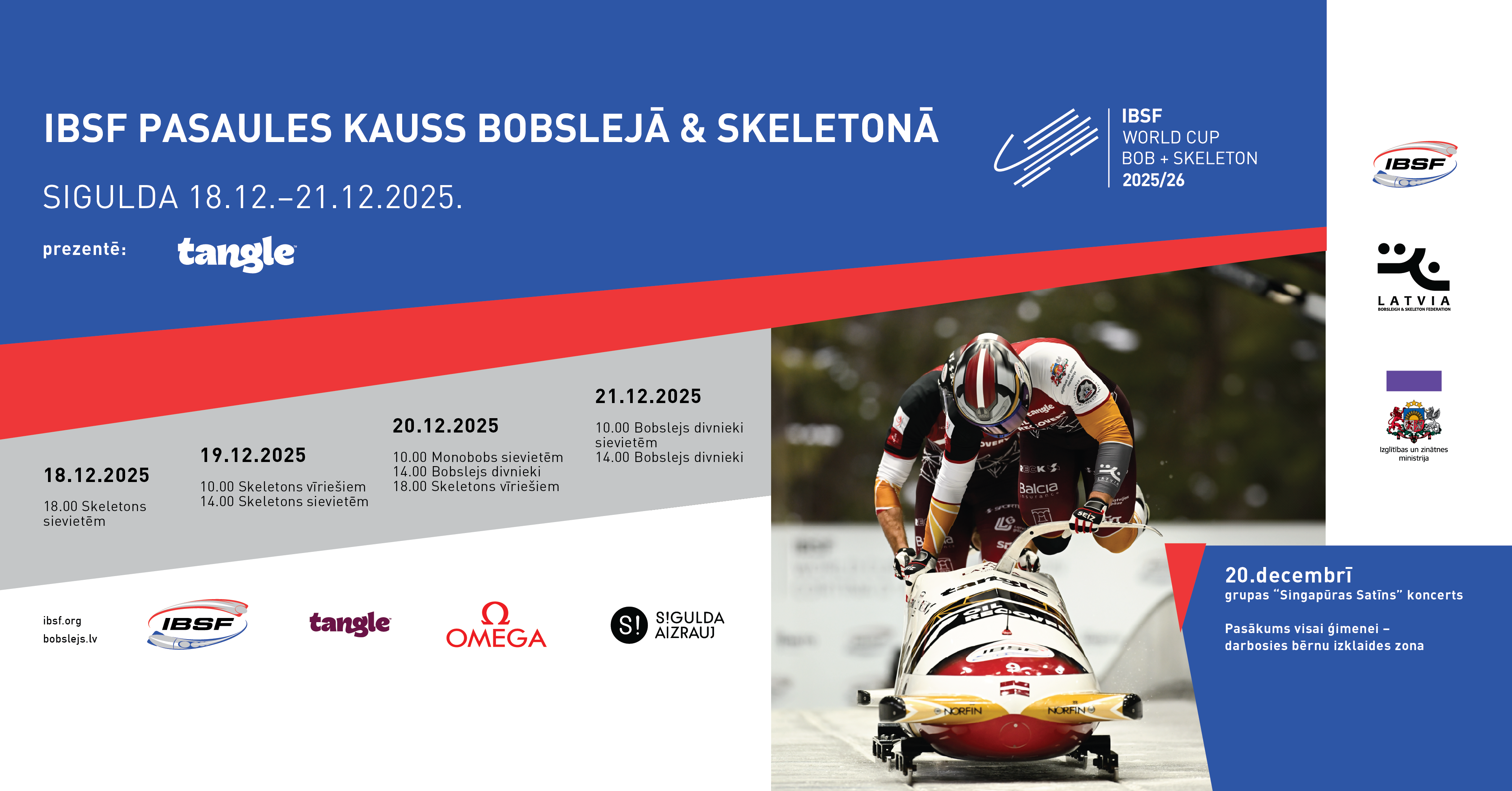 Ceturtdien notiks preses konference pirms IBSF Pasaules kausa bobslejā un skeletonā