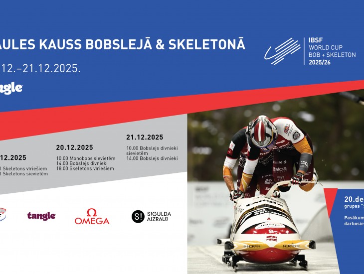 Ceturtdien notiks preses konference pirms IBSF Pasaules kausa bobslejā un skeletonā