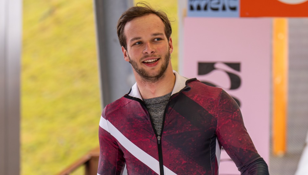 Skeletonists Indriksons ieņem 12.vietu Pasaules kausa posmā Siguldā