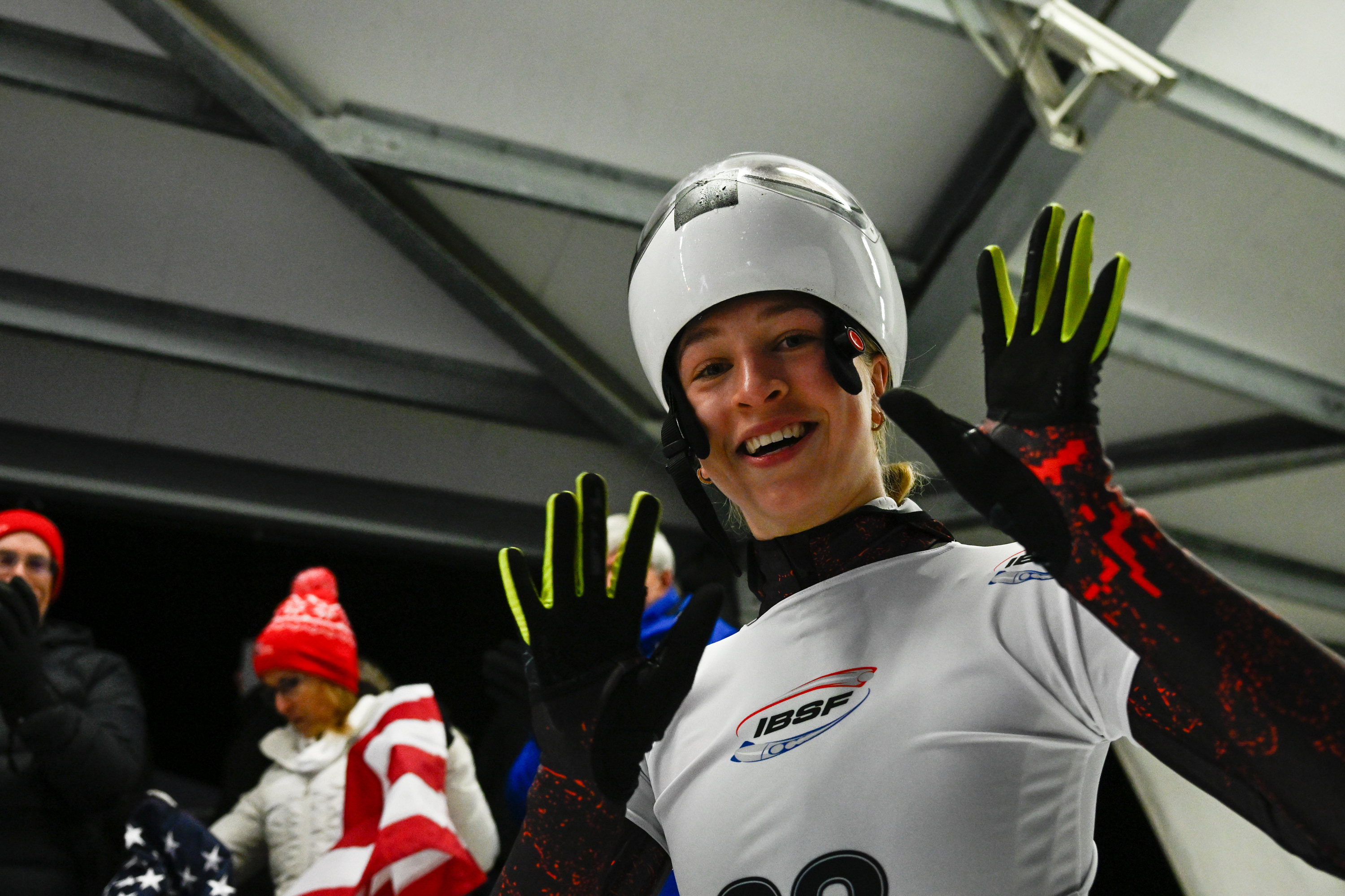 Skeletoniste Andžāne ieņem 23.vietu Siguldas posma otrajā dienā