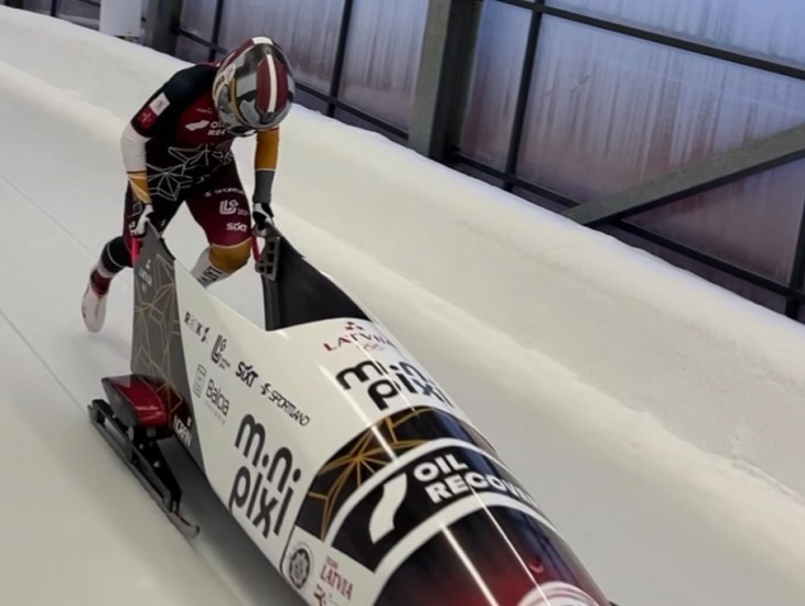 Amēlija Kotāne ieņem 19.vietu Pasaules kausa Siguldas posmā monobobslejā