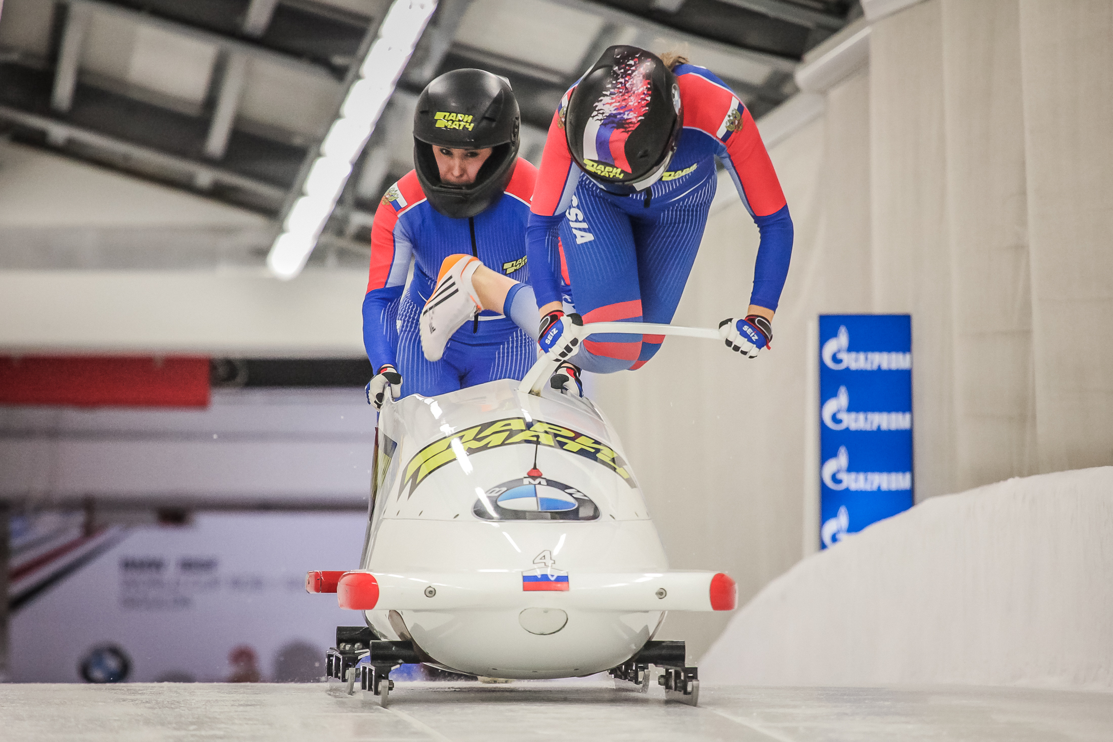 Siguldā sieviešu bobslejā triumfē Krievija, Rumānijai sensacionāli sudrabs